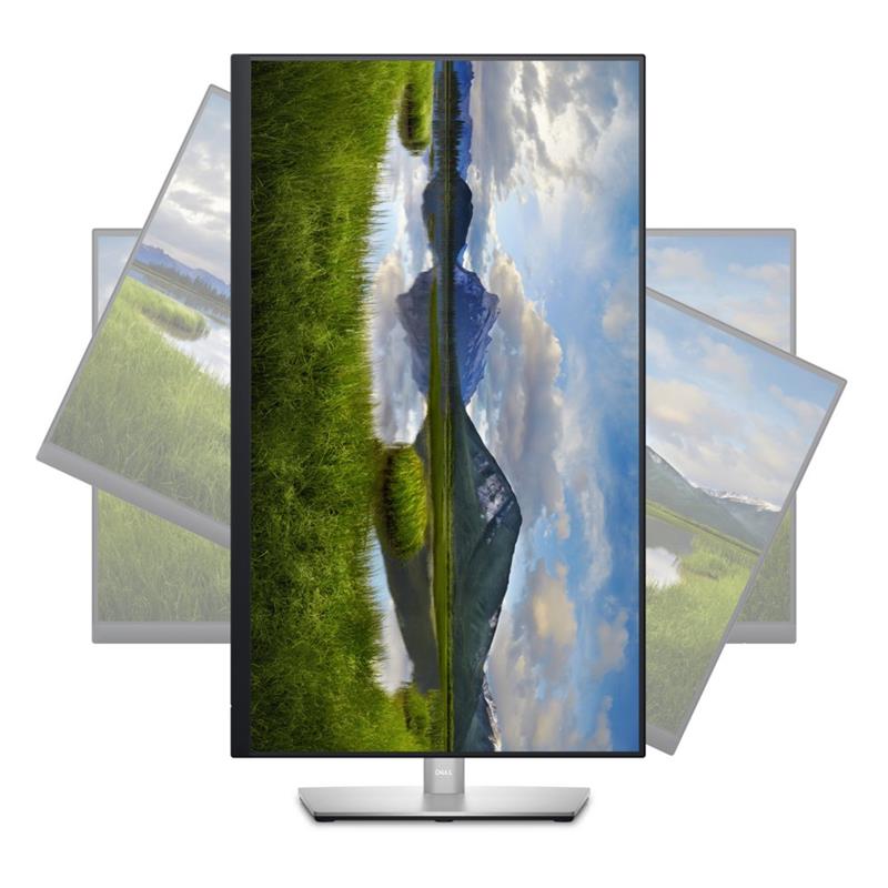 DELL P Series P2723QE 68,6 cm (27"") 3840 x 2160 Pixels 4K Ultra HD LCD Zwart, Zilver