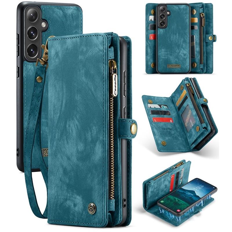Caseme Case Samsung Galaxy S24 FE - Multifunctional Wallet - Blue