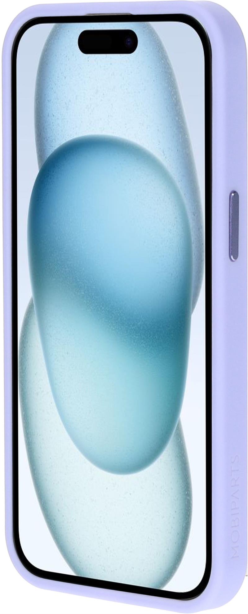 Mobiparts Hardcover Apple iPhone 15 Satin Lila (Magsafe Compatible)