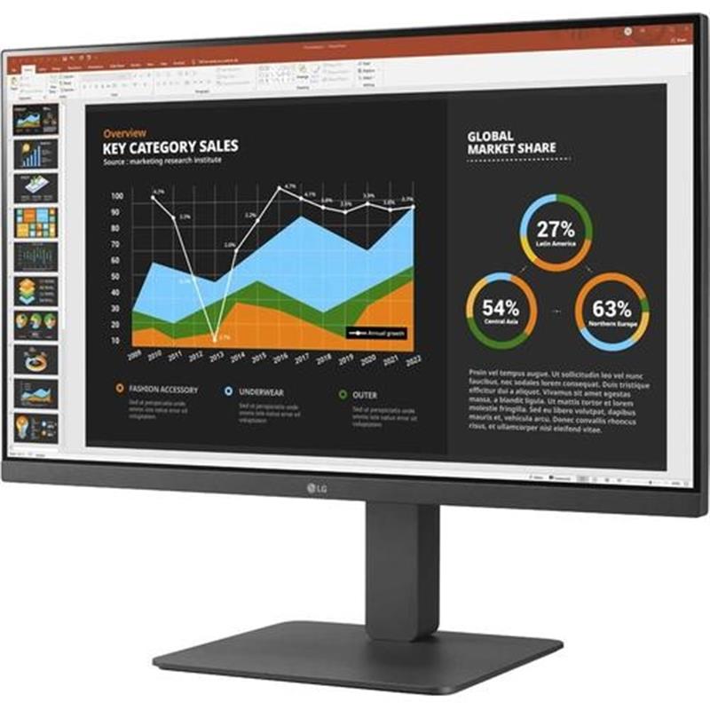 LG MONITOR 27BR550Y-C.AEU 68,6 cm (27"") 1920 x 1080 Pixels Full HD LED Grijs