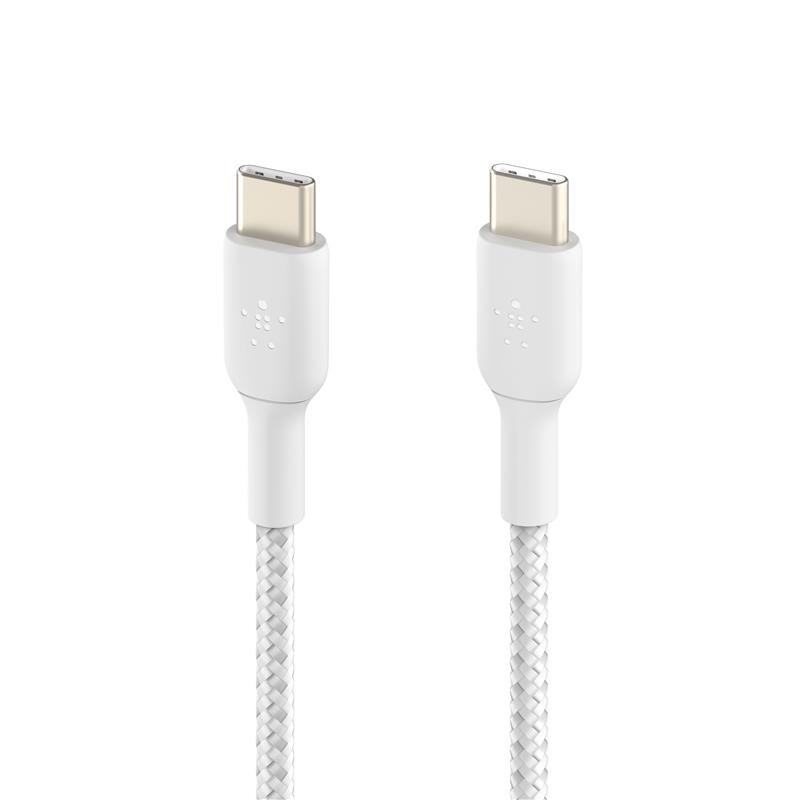 Belkin CAB004BT1MWH2PK USB-kabel 1 m USB 2.0 USB C Wit