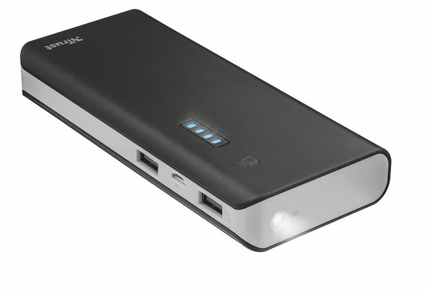 Trust Urban Primo Powerbank - 13000 mAh - Zwart