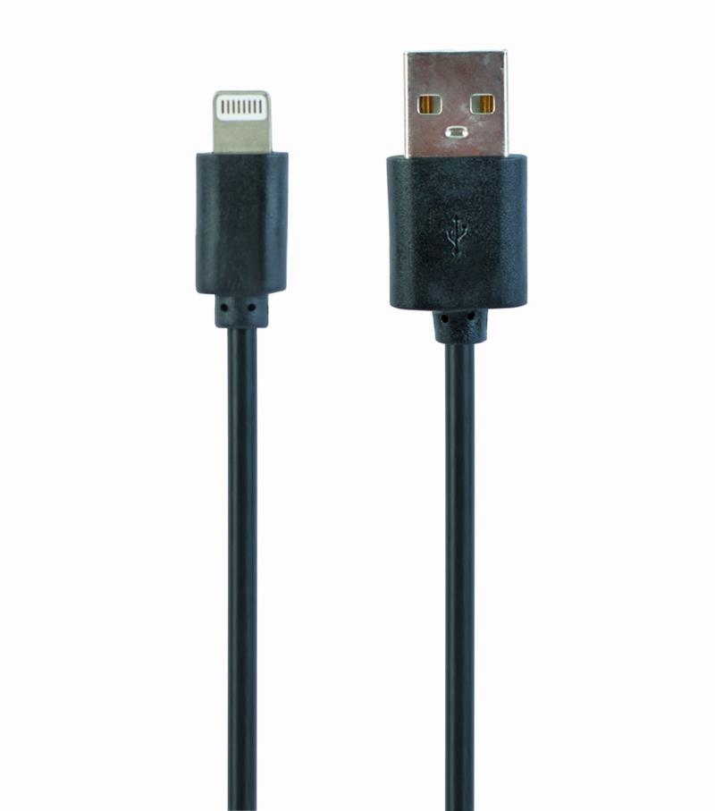 USB oplaadkabel zwart 1 meter