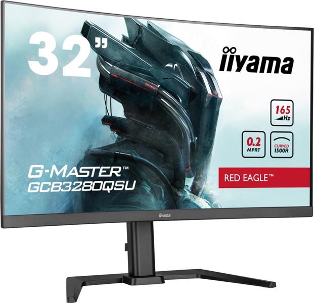 iiyama G-MASTER GCB3280QSU-B1 computer monitor 80 cm (31.5) 2560 x 1440 Pixels LED Zwart OPEN BOX