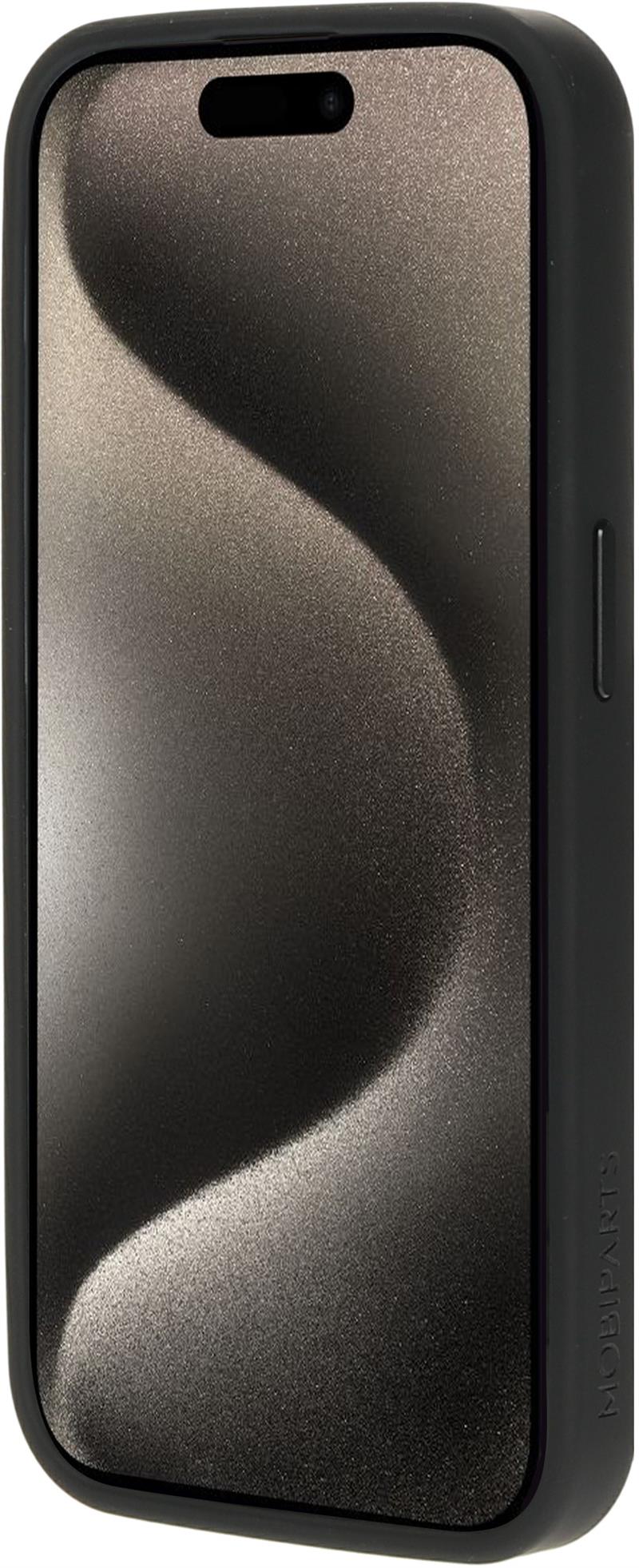 Mobiparts Hardcover Apple iPhone 15 Pro Satin Black (Magsafe Compatible)