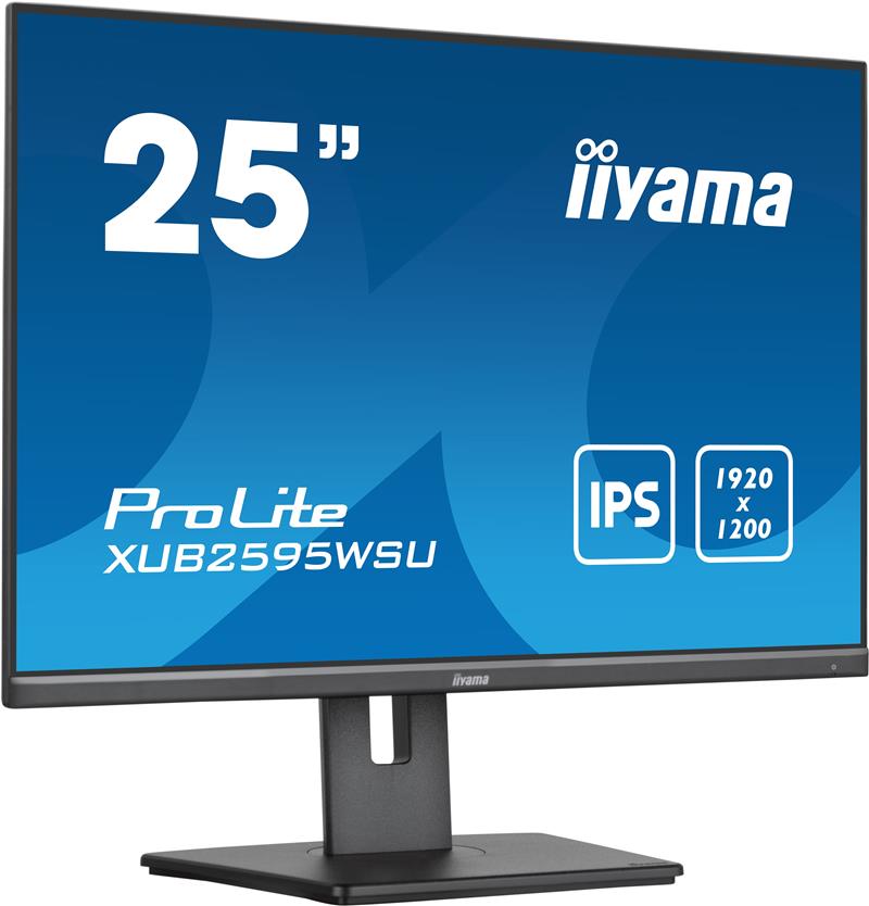 iiyama ProLite XUB2595WSU-B5 computer monitor 63,5 cm (25"") 1920 x 1200 Pixels WUXGA LED Zwart