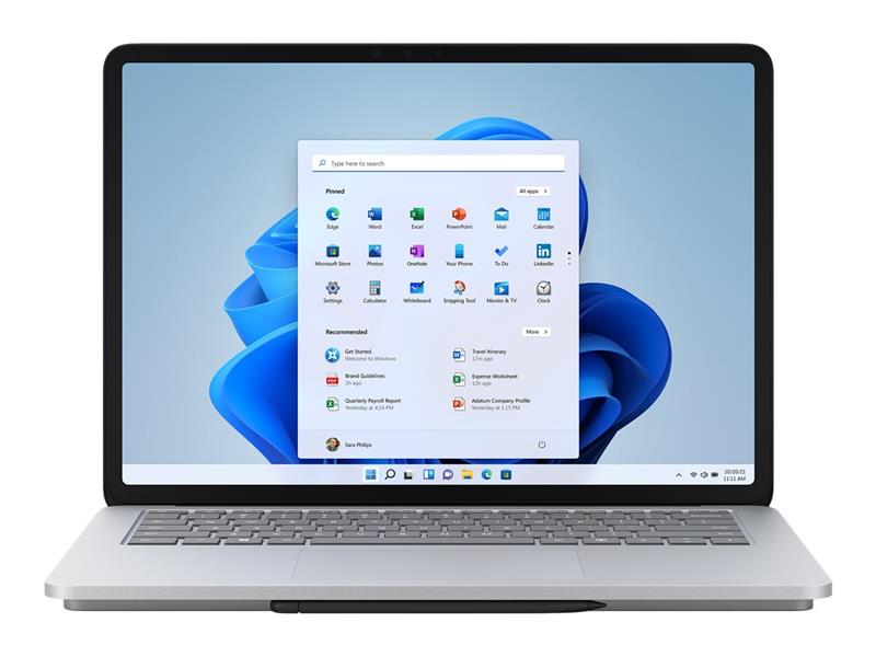 Microsoft Surface Laptop Studio Hybride (2-in-1) 36,6 cm (14.4"") Touchscreen Intel® 11de generatie Core™ i7 16 GB LPDDR4x-SDRAM 512 GB SSD NVIDIA GeF