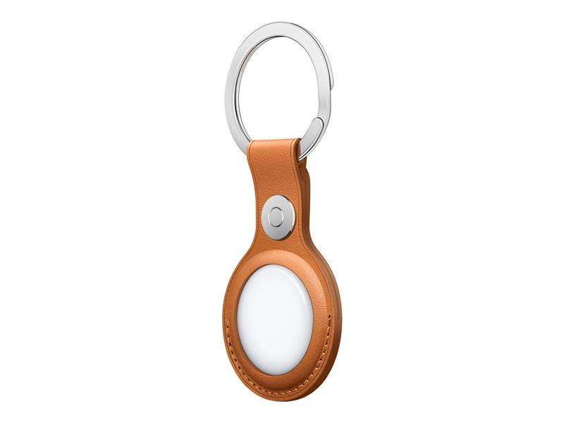 APPLE AirTag Lth Key Ring Golden Brown