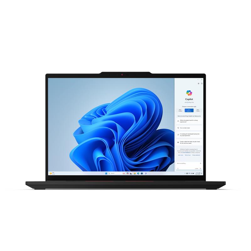 Lenovo ThinkPad T14s Gen 5 Intel Core Ultra 7 155U Laptop 35,6 cm (14"") WUXGA 16 GB LPDDR5x-SDRAM 512 GB SSD Wi-Fi 6E (802.11ax) Windows 11 Pro Zwart