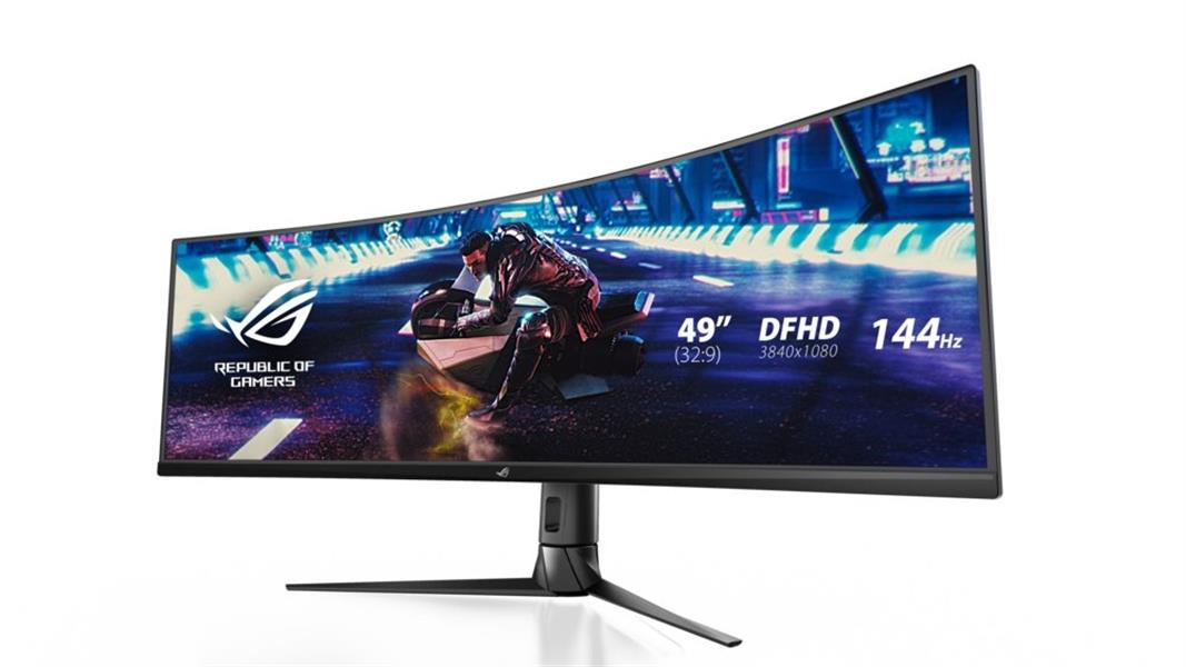 ASUS ROG Strix XG49VQ computer monitor 124,5 cm (49"") 3840 x 1080 Pixels UltraWide Full HD LED Gebogen Zwart