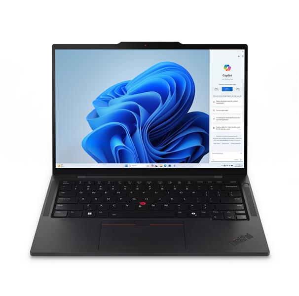 Lenovo ThinkPad T14s Gen 5 Intel Core Ultra 7 155U Laptop 35,6 cm (14"") WUXGA 16 GB LPDDR5x-SDRAM 512 GB SSD Wi-Fi 6E (802.11ax) Windows 11 Pro Zwart