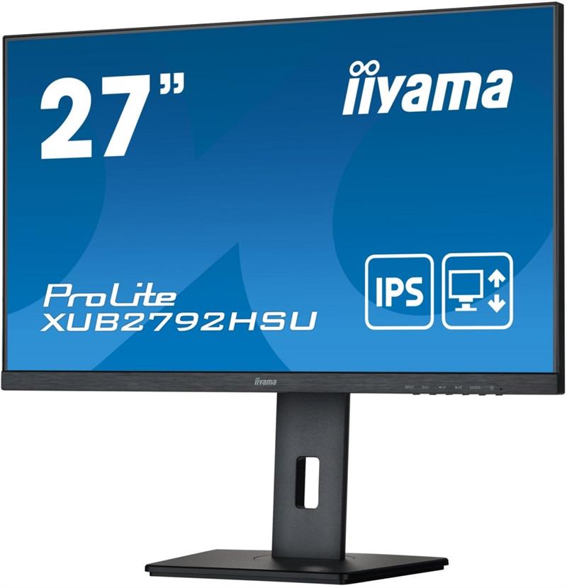 iiyama ProLite XUB2792HSU-B5 LED display 68,6 cm (27"") 1920 x 1080 Pixels Full HD Zwart