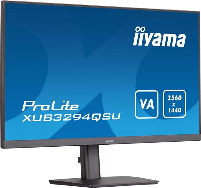 iiyama ProLite XUB3294QSU-B1 computer monitor 80 cm (31.5"") 2560 x 1440 Pixels Wide Quad HD LCD Zwart