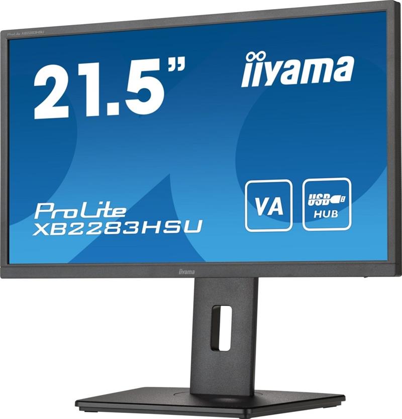 iiyama ProLite XB2283HSU-B1 computer monitor 54,6 cm (21.5) 1920 x 1080 Pixels Full HD LED Zwart RENEWED