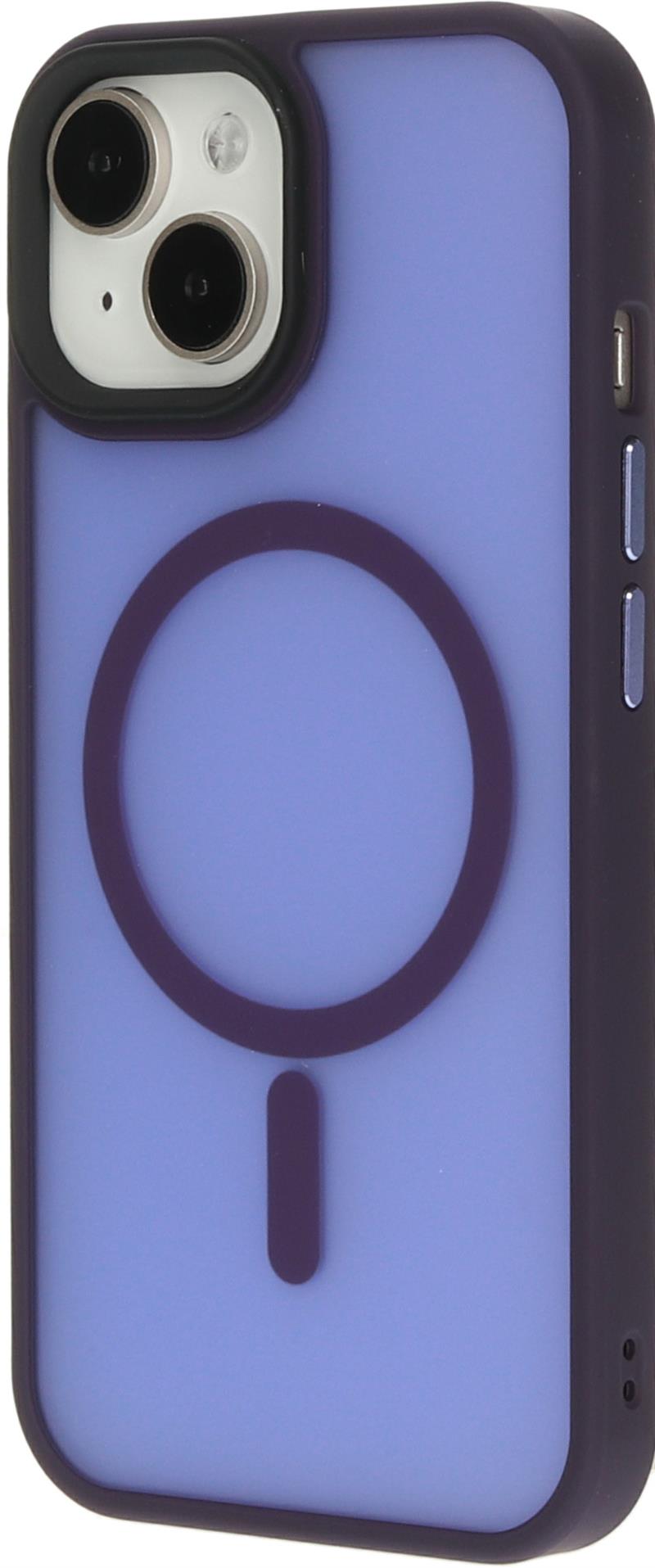 Mobiparts Hardcover Apple iPhone 15 Satin Purple (Magsafe Compatible)