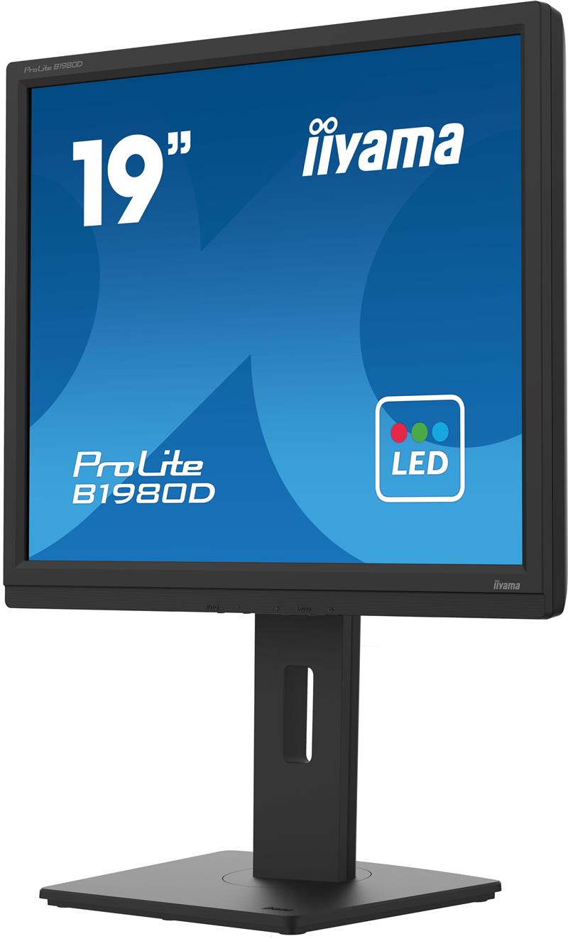 iiyama ProLite B1980D-B5 computer monitor 48,3 cm (19"") 1280 x 1024 Pixels SXGA LCD Zwart