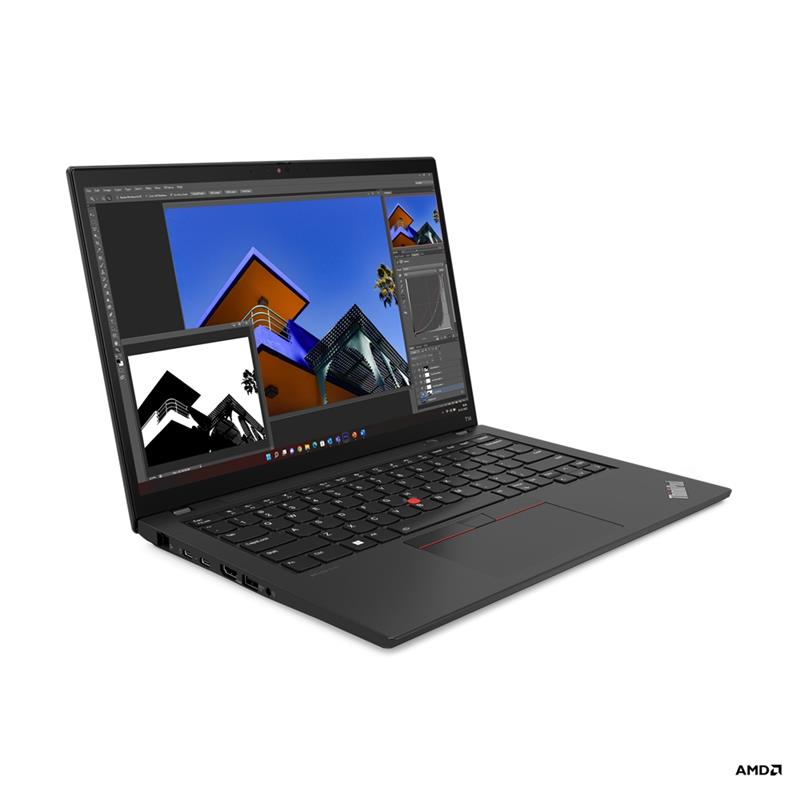 Lenovo ThinkPad T14 Laptop 35,6 cm (14"") WUXGA AMD Ryzen™ 7 PRO 7840U 16 GB LPDDR5x-SDRAM 512 GB SSD Wi-Fi 6E (802.11ax) Windows 11 Pro Zwart