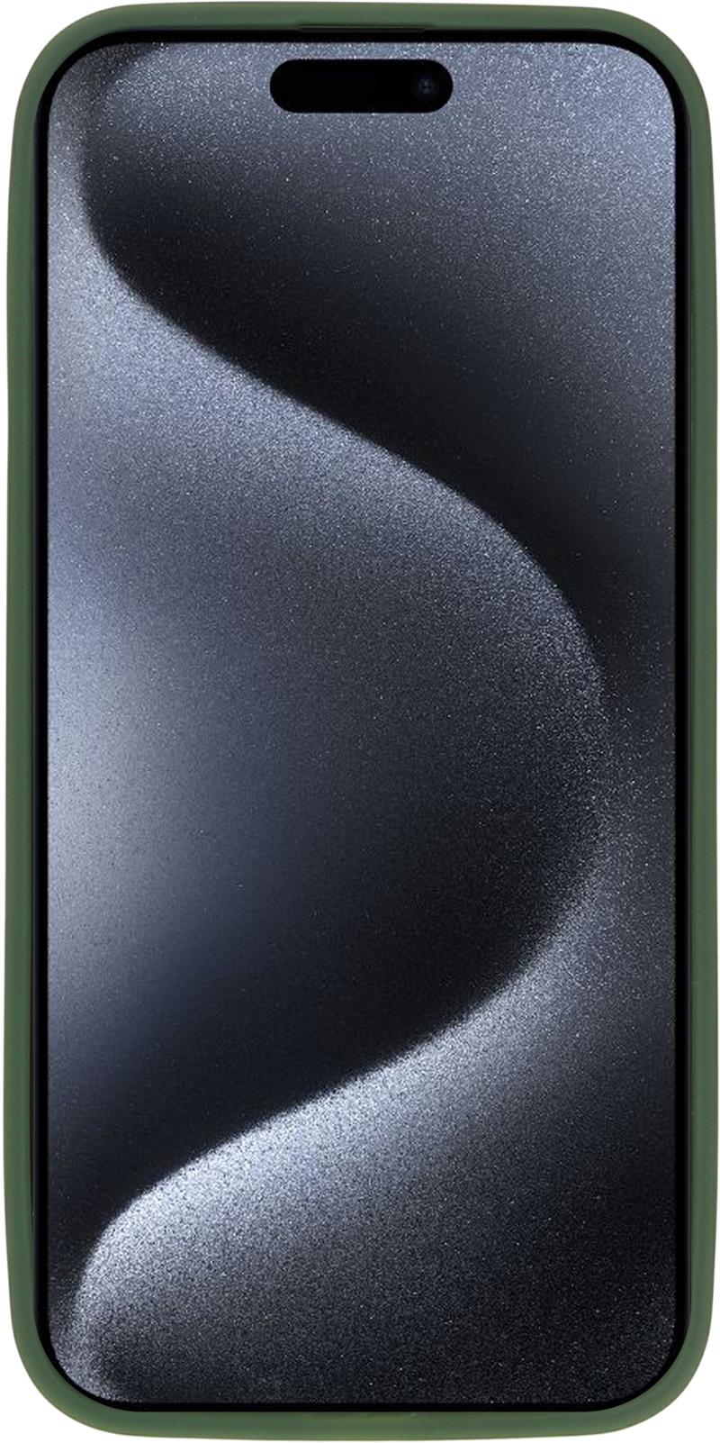 Mobiparts Hardcover Apple iPhone 15 Pro Max Satin Green (Magsafe Compatible)