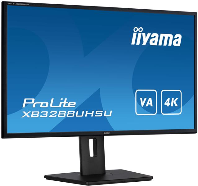 iiyama ProLite XB3288UHSU-B5 computer monitor 80 cm (31.5"") 3840 x 2160 Pixels 4K Ultra HD LCD Zwart