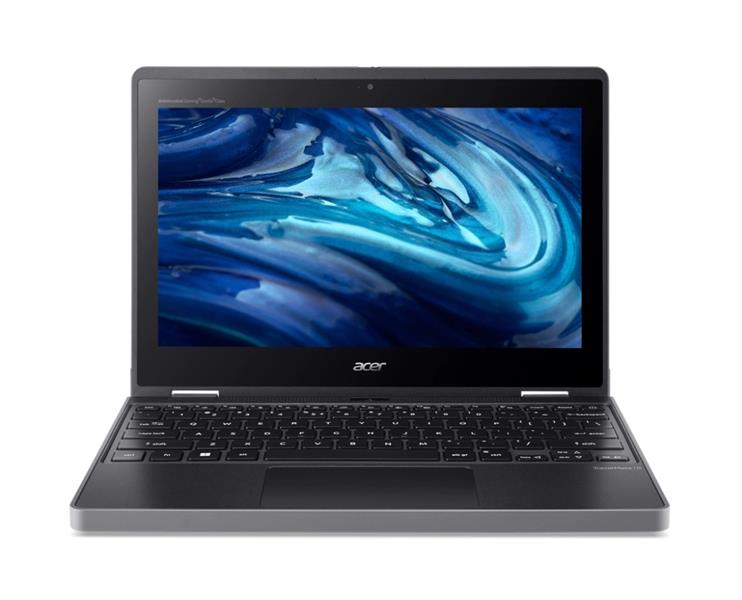 Acer TravelMate Spin B3 11 TMB311R-33-C6PP Hybride (2-in-1) 29,5 cm (11.6"") Touchscreen HD Intel® N N100 4 GB LPDDR5-SDRAM 128 GB SSD Wi-Fi 6E (802.1