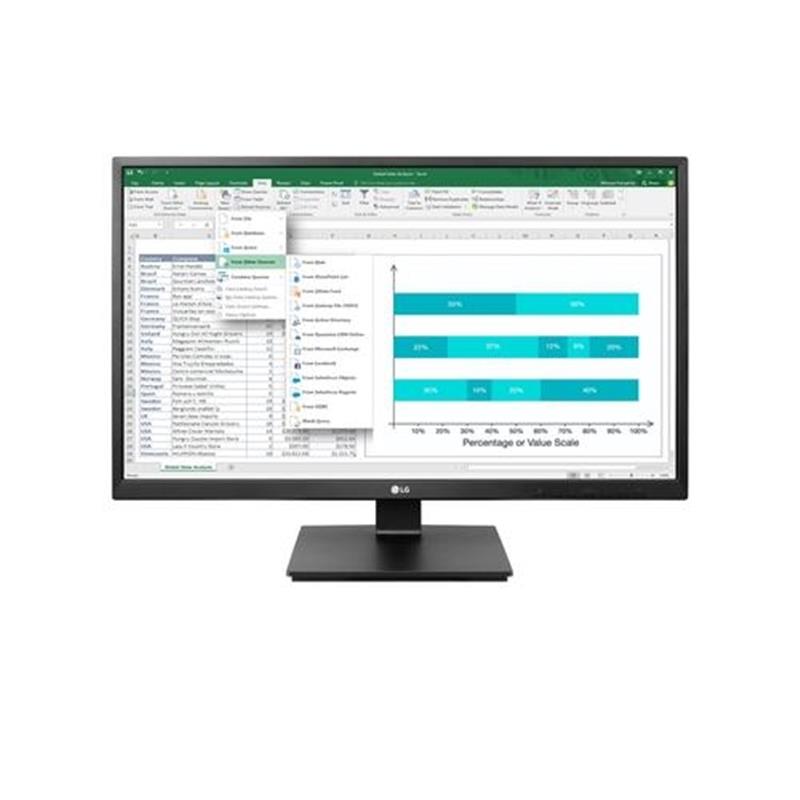 LG 24BK55YP-I 60,5 cm (23.8"") 1920 x 1080 Pixels Full HD LED Zwart