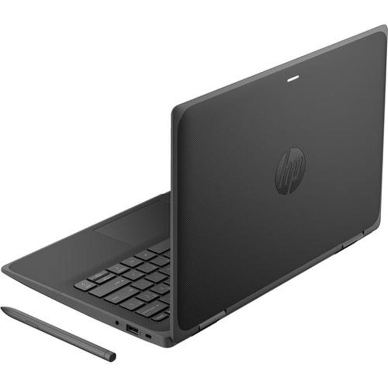 HP Pro x360 Fortis 11 G11 Laptop 29,5 cm (11.6"") Touchscreen HD Intel® N N100 8 GB DDR4-SDRAM 128 GB SSD Wi-Fi 6E (802.11ax) Windows 11 Pro Zwart