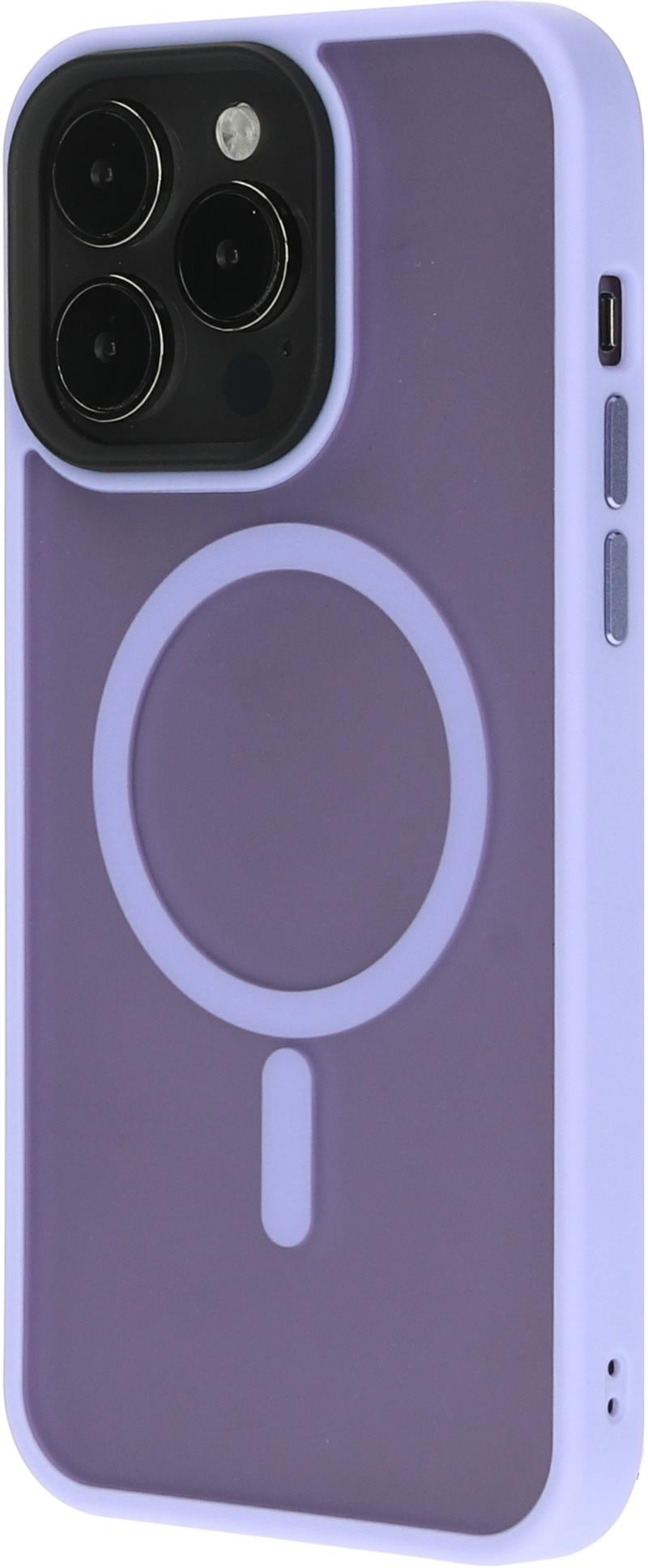 Mobiparts Hardcover Apple iPhone 15 Pro Max Satin Lila (Magsafe Compatible)