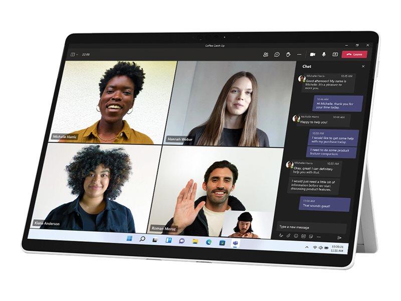 Microsoft Surface Pro 8 256 GB 33 cm (13"") Intel® 11de generatie Core™ i5 8 GB Wi-Fi 6 (802.11ax) Windows 10 Pro Platina