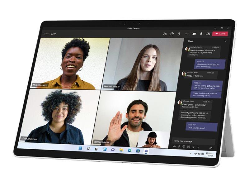 Microsoft Surface Pro 8 4G LTE 256 GB 33 cm (13"") Intel® 11de generatie Core™ i5 8 GB Wi-Fi 6 (802.11ax) Windows 11 Pro Platina