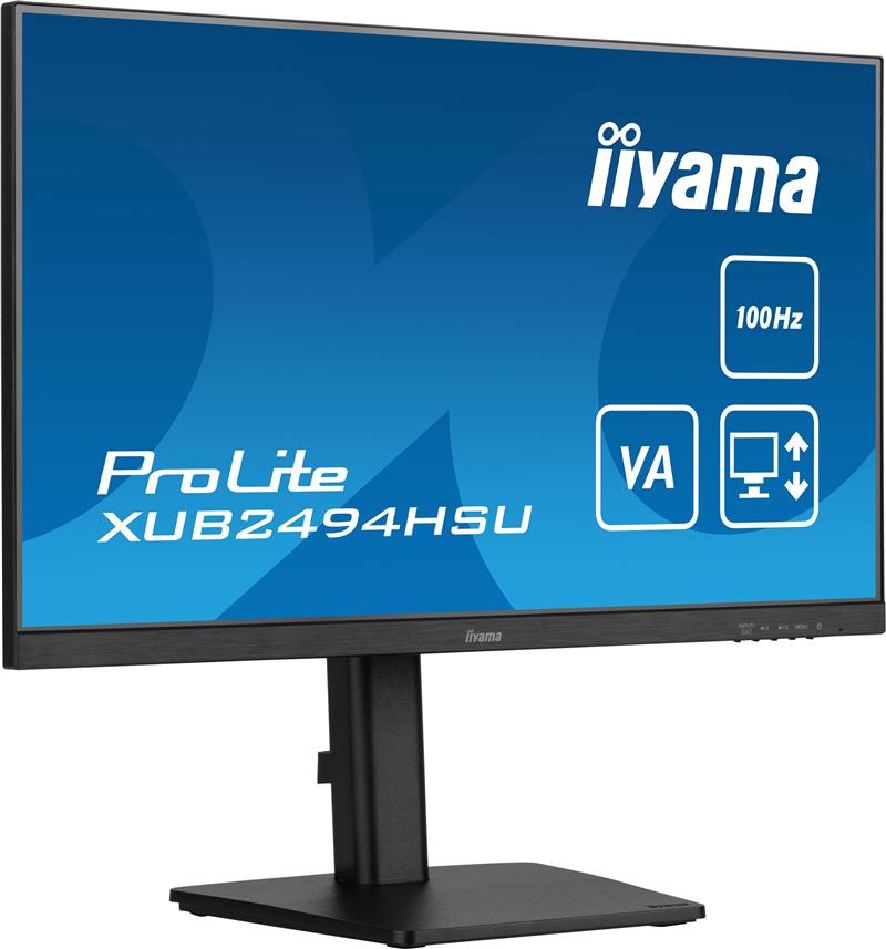 iiyama ProLite computer monitor 60,5 cm (23.8"") 1920 x 1080 Pixels Full HD LED Zwart