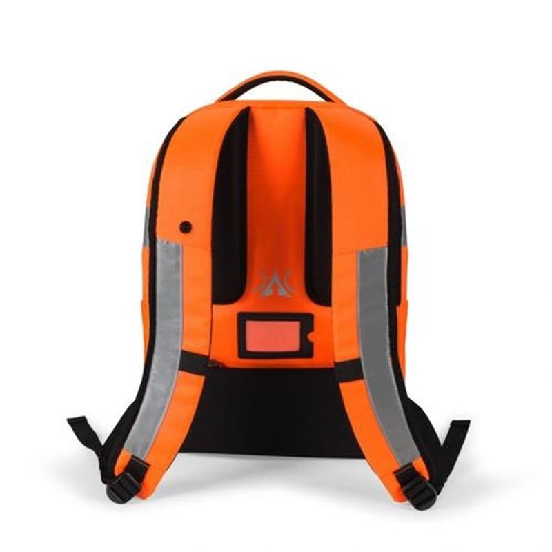 Dicota Hi-Vis rugzak Oranje Polyethyleentereftalaat PET Thermoplastic polyurethaan TPU 