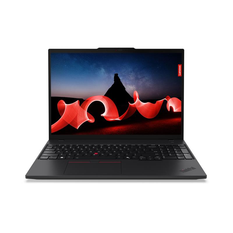 Lenovo ThinkPad T16 Intel Core Ultra 7 155U Laptop 40,6 cm (16"") WUXGA 16 GB DDR5-SDRAM 512 GB SSD Wi-Fi 6E (802.11ax) Windows 11 Pro Zwart