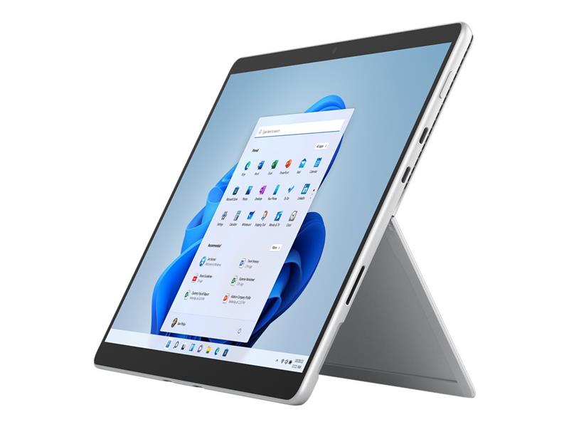 Microsoft Surface Pro 8 256 GB 33 cm (13"") Intel® 11de generatie Core™ i5 8 GB Wi-Fi 6 (802.11ax) Windows 10 Pro Platina