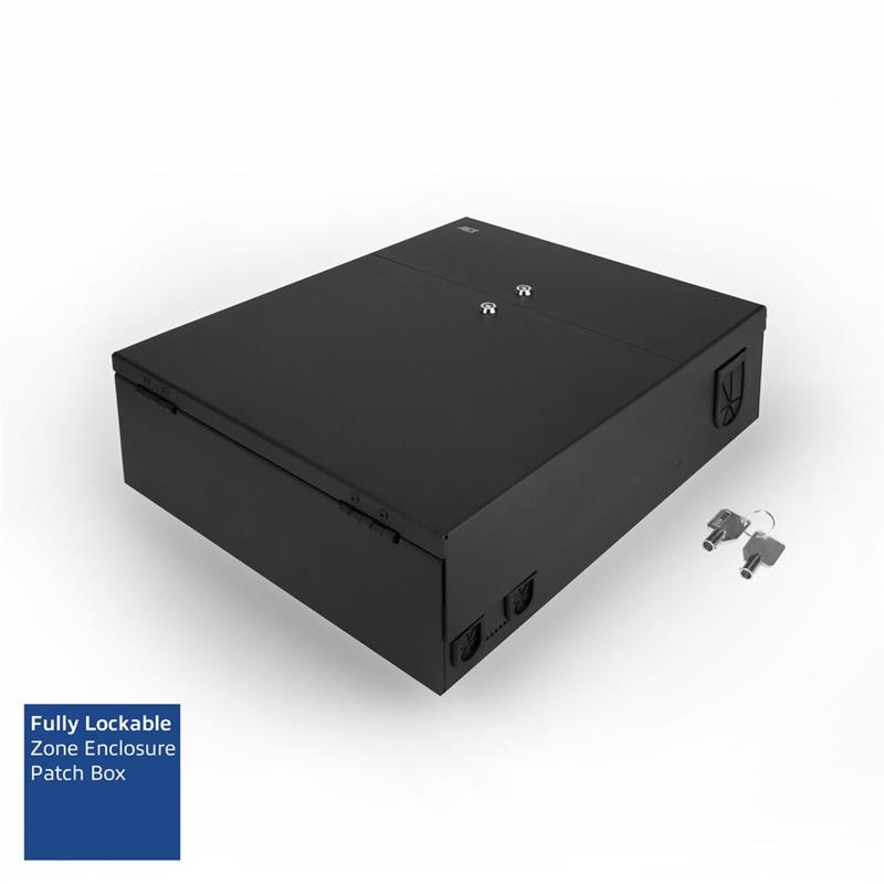 ACT Afsluitbare zone enclosure patch box 8 slots voor fiber en koper