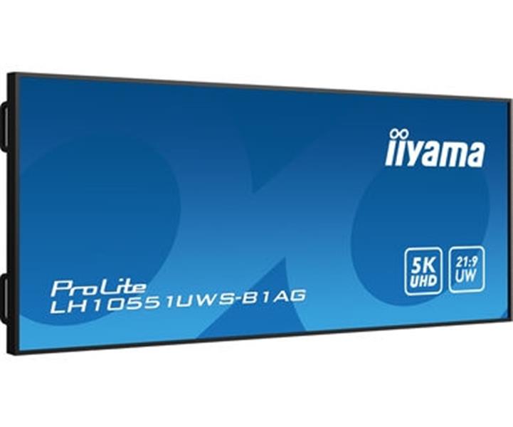 iiyama LH10551UWS-B1AG beeldkrant Digitale signage flatscreen 2,66 m (104.7"") LED 500 cd/m² UltraWide Full HD Zwart 24/7