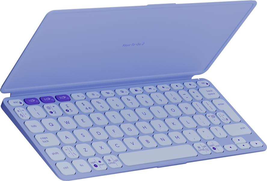 Logitech Keys-To-Go 2 toetsenbord Universeel Bluetooth QWERTY US International Lila