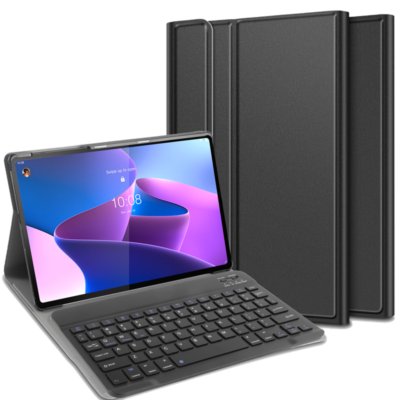 Lenovo Tab P12 Pro - Premium Bluetooth Keyboard Cover Qwerty