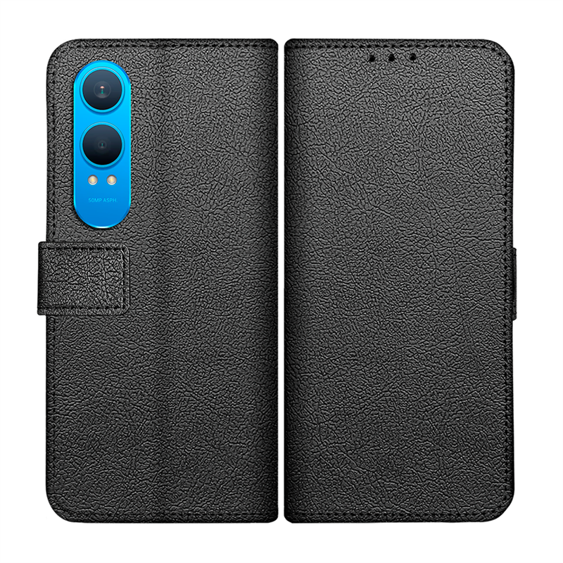 OnePlus Nord CE4 Lite - Classic Wallet Case - Black