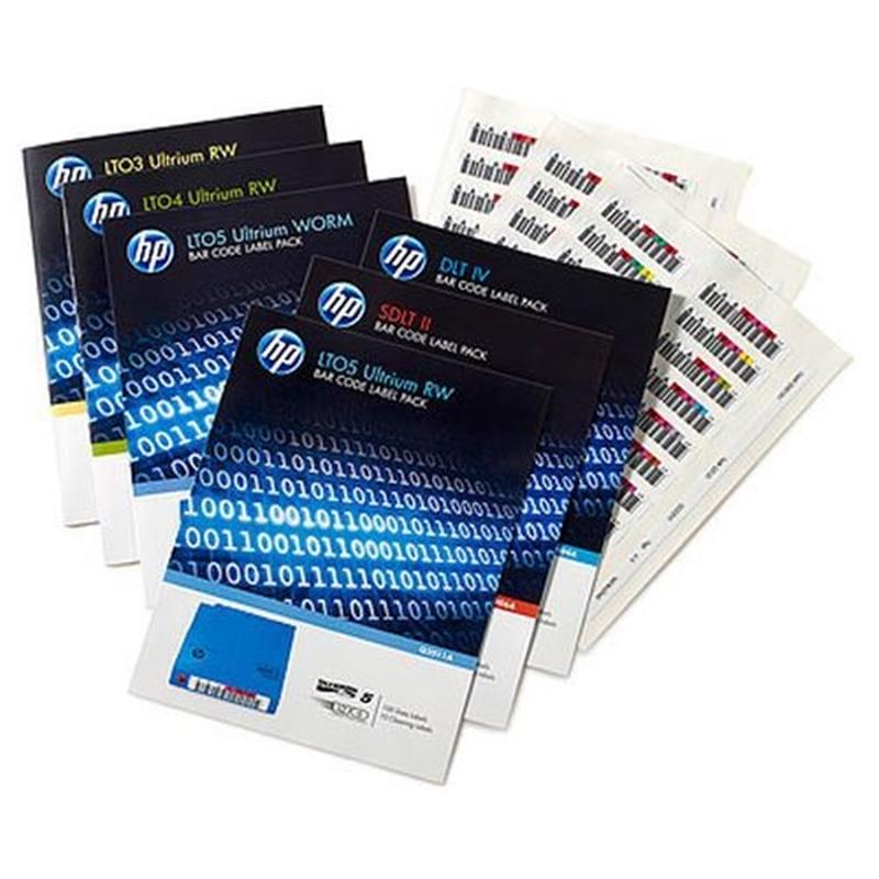 LTO-6 Ultrium RW Bar Code Label Pack 100 pcs
