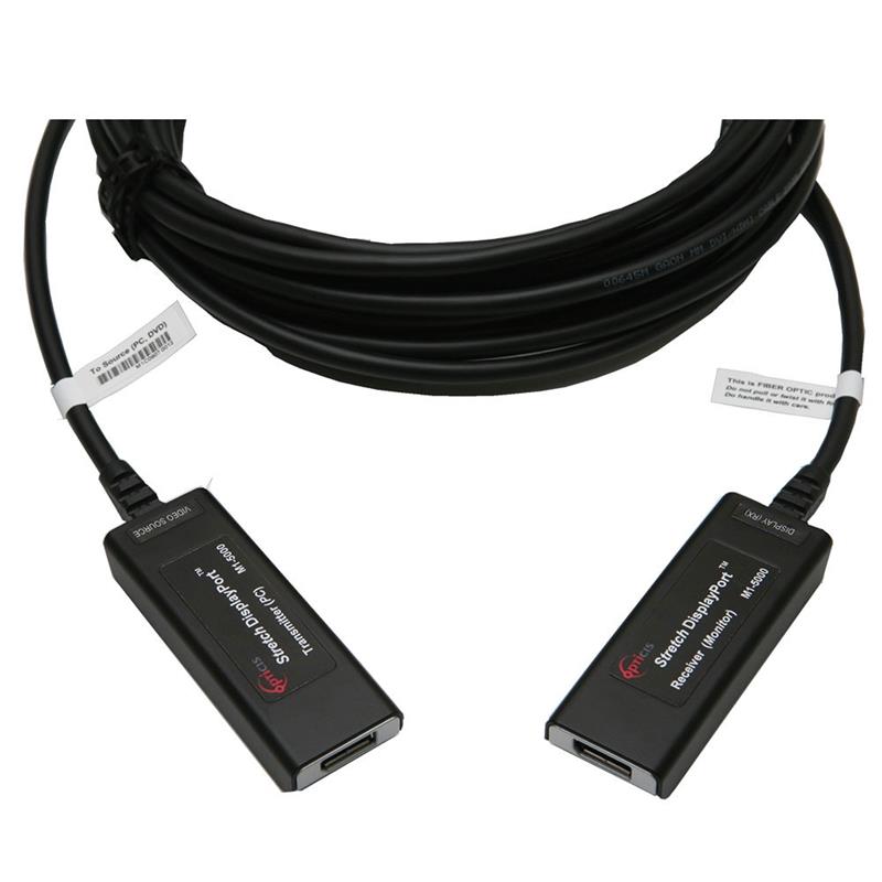 Opticis DisplayPort 1 1a extender set over fiber tot 100 meter