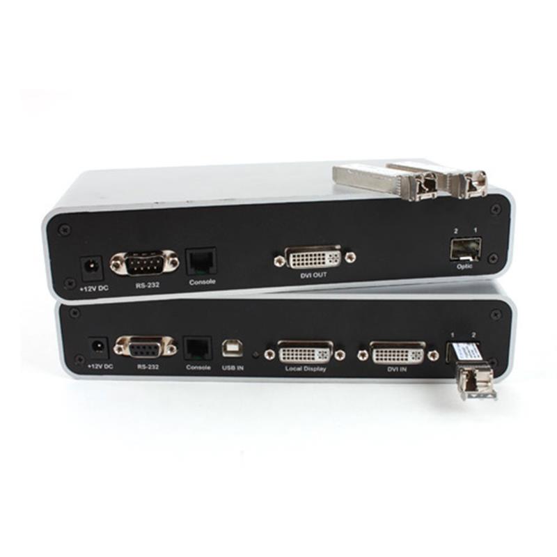 Opticis Two fiber single-mode DVI KVM extender