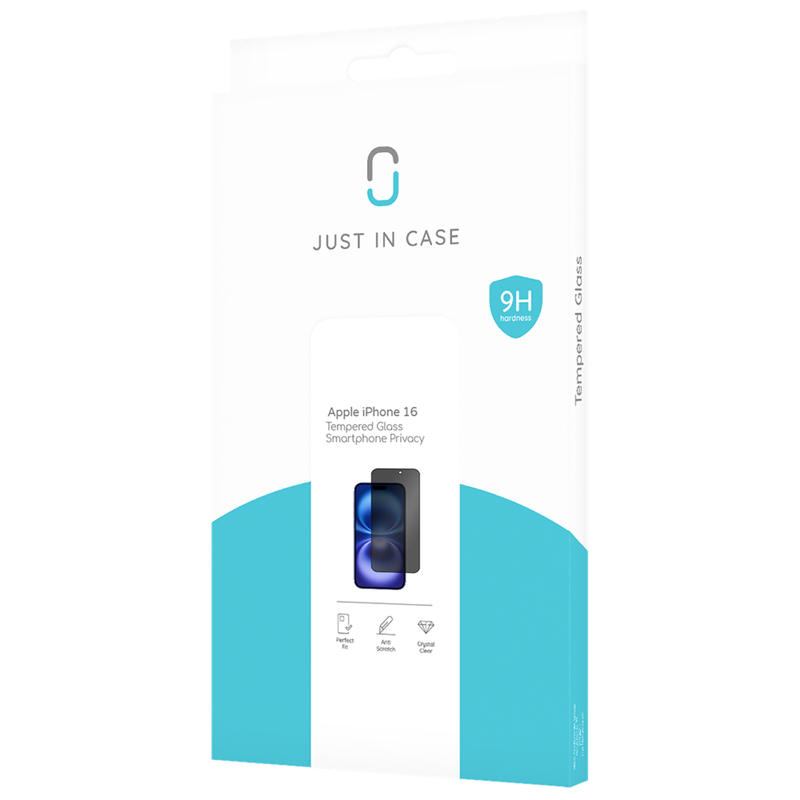 iPhone 16 - Privacy Screenprotector Tempered Glass