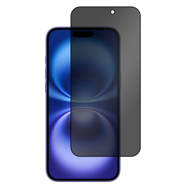 iPhone 16 - Privacy Screenprotector Tempered Glass