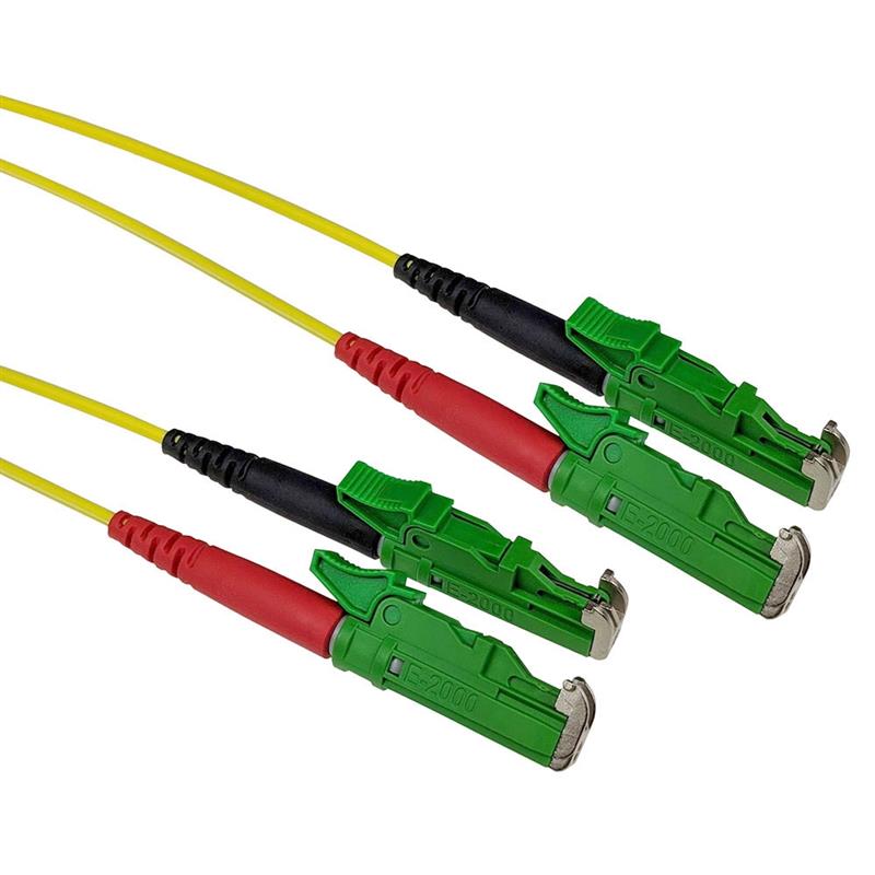 ACT RL1907 Glasvezel kabel 7 m 2x E-2000 (APC) OS2 Geel