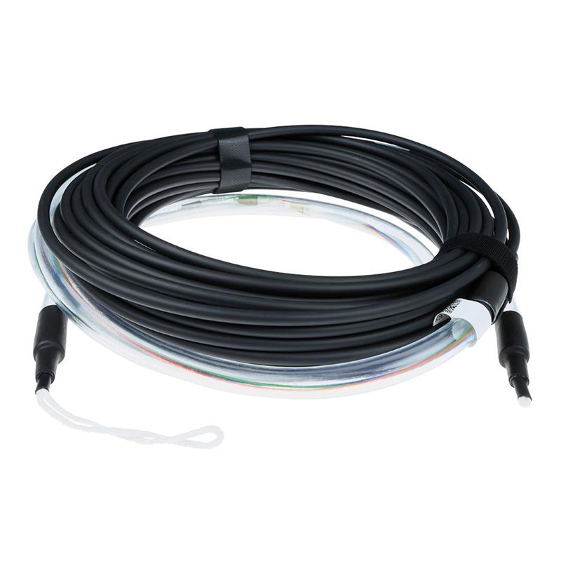 ACT RL2204 Glasvezel kabel 40 m 4x LC OM4 Meerkleurig, Roze