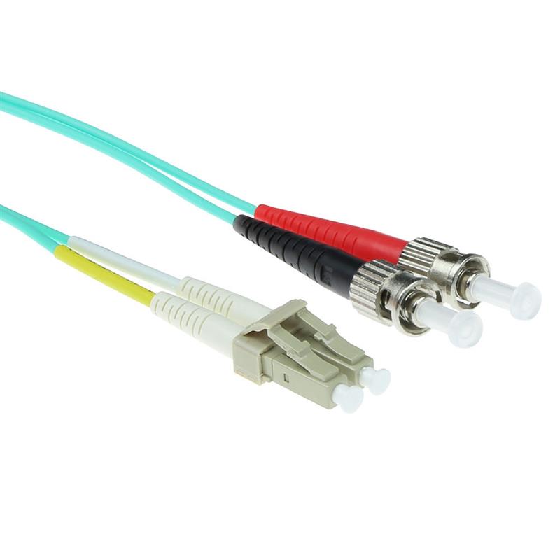 ACT RL7602 Glasvezel kabel 2 m OM3 2x LC 2x ST Blue,Black,Red,White,Yellow
