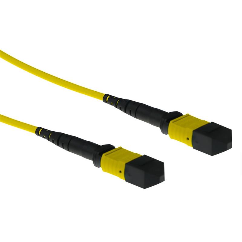 ACT RL7790 Glasvezel kabel 10 m MTP OS2 Geel