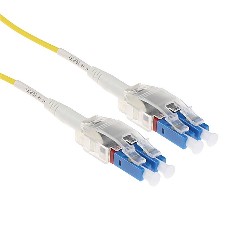 ACT RL8222 Glasvezel kabel 22 m 2x LC OS2 Geel