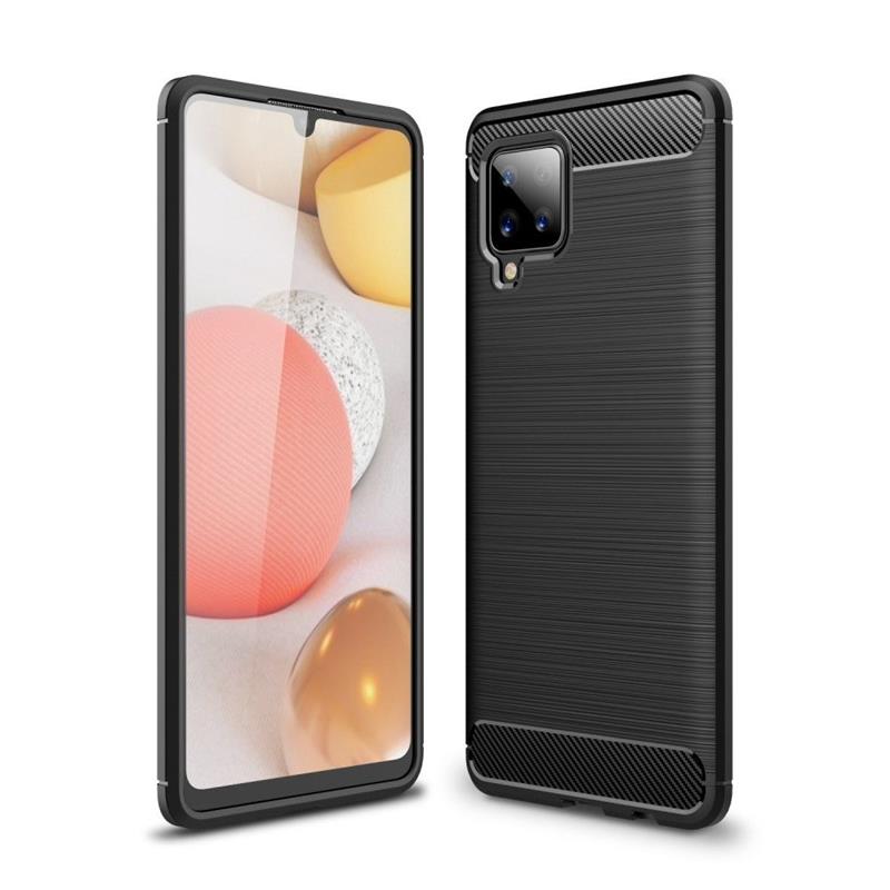 Samsung Galaxy A42 Rugged Soft TPU Case - Black
