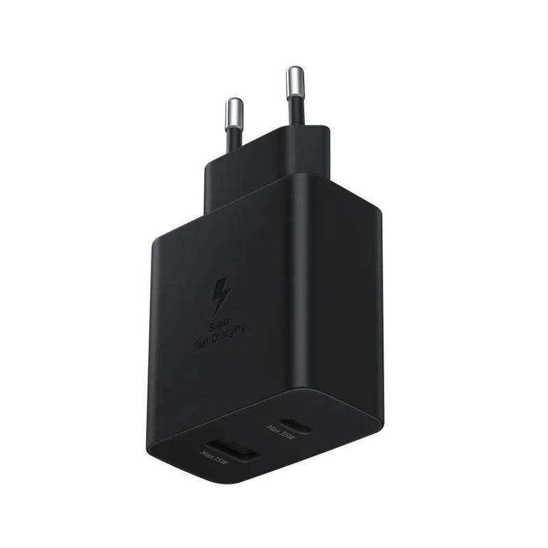 Samsung EP-TA220NBEGEU oplader voor mobiele apparatuur Hoofdtelefoons, Headset, Laptop, Smartphone, Smartwatch, Tablet Zwart AC Binnen